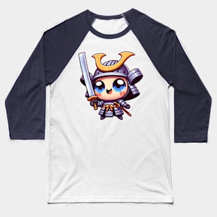 Cute Samurai Baseball T-Shirt